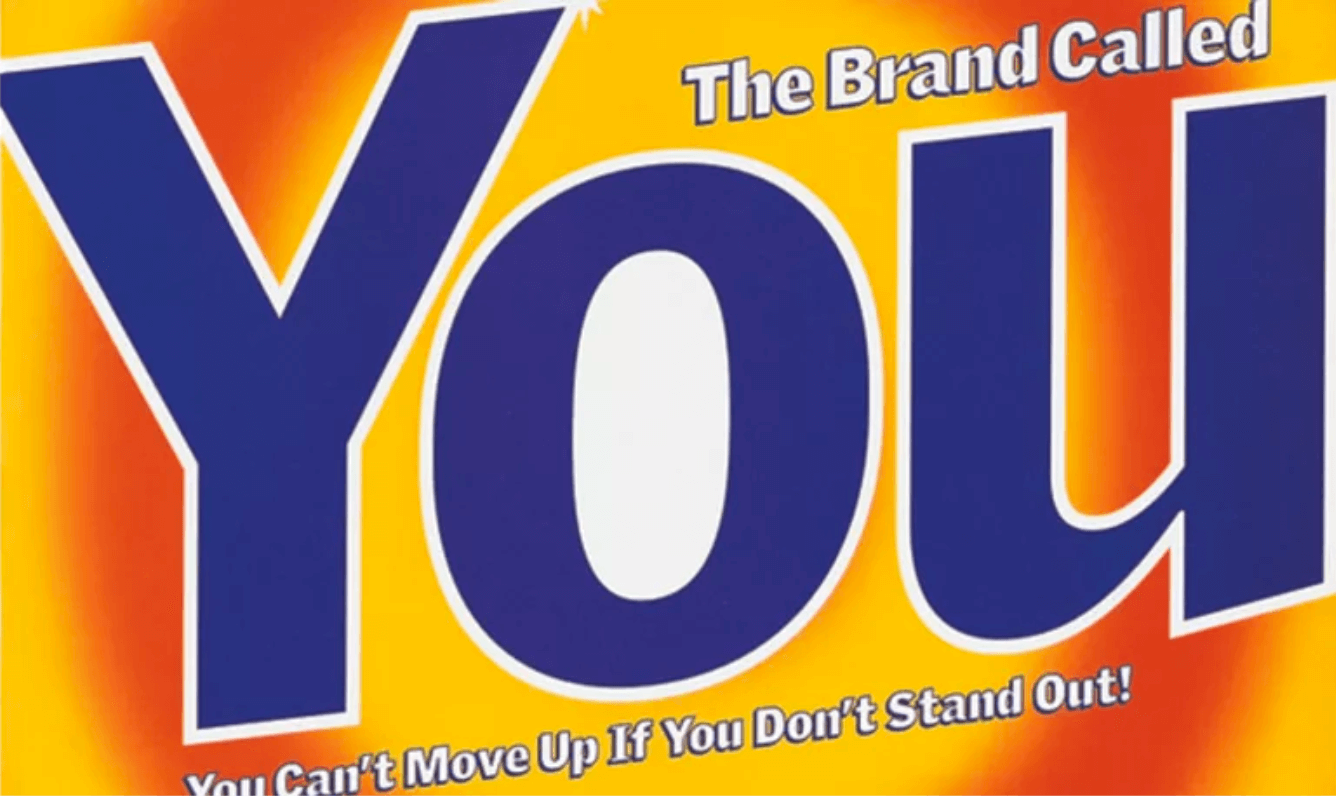Image that says,'The Brand Called You'